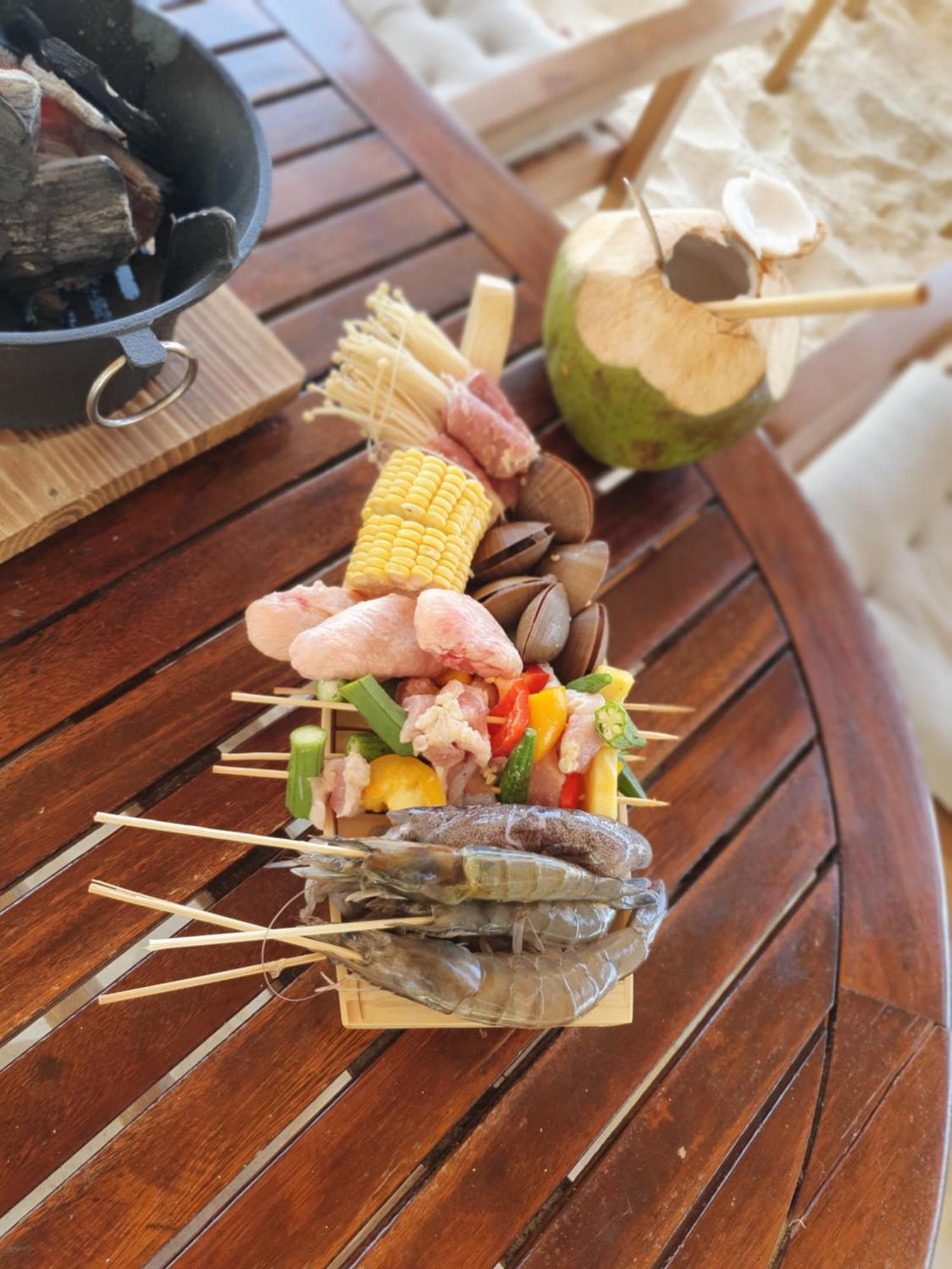 Lucky Spot Beach Bungalow Song Cau Luaran gambar
